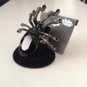 New Black Spider Ring